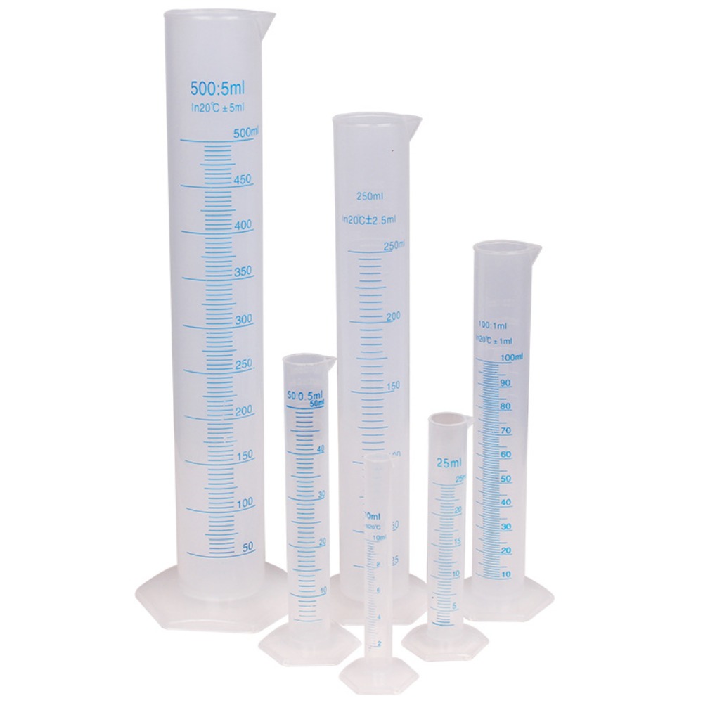 Kitchen Quiz - Taza medidora de 10ml/25/50/100/250/500/1000ml, tubo de