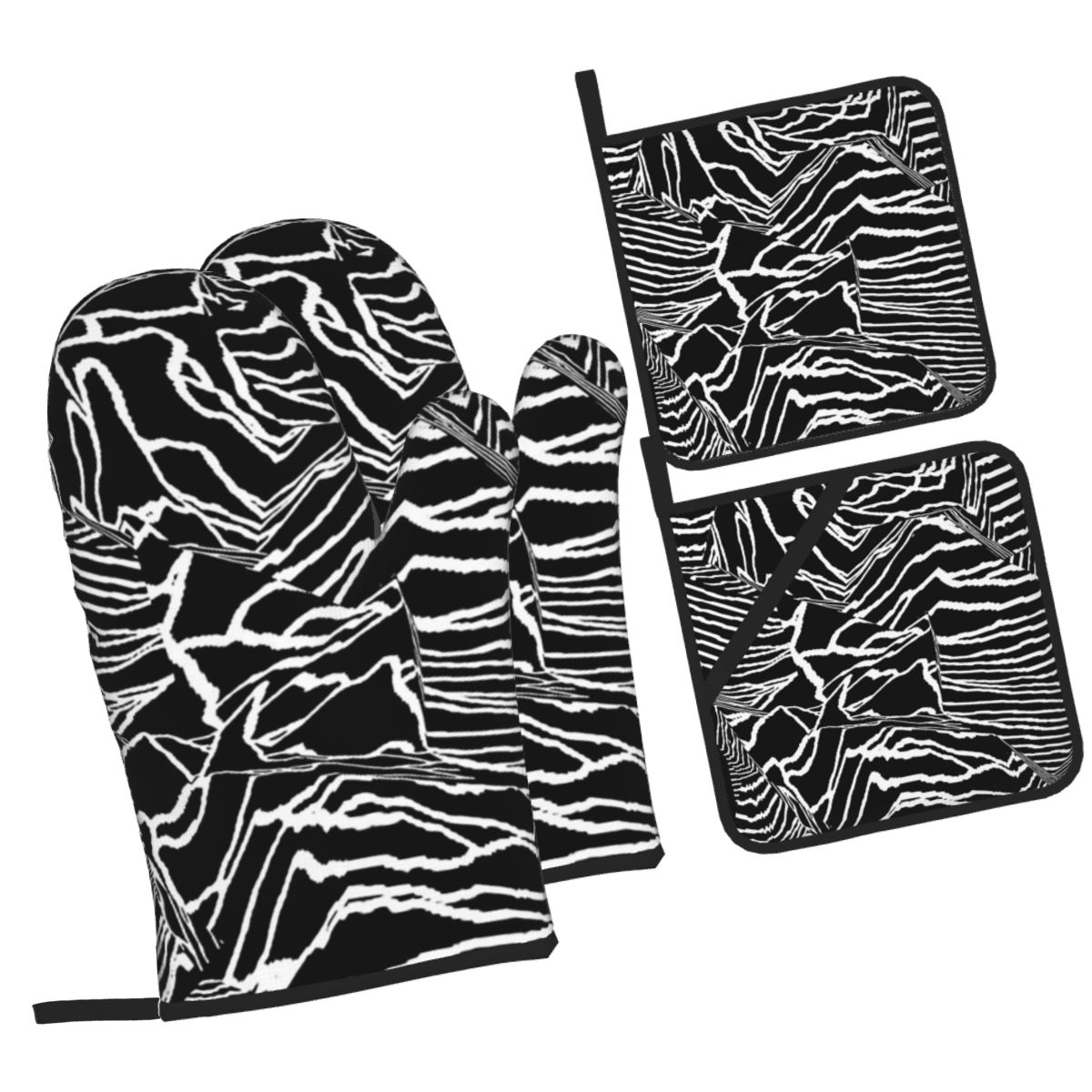 Kitchen Baking Gloves - Joy Division Unknown Pleasures Manoplas para