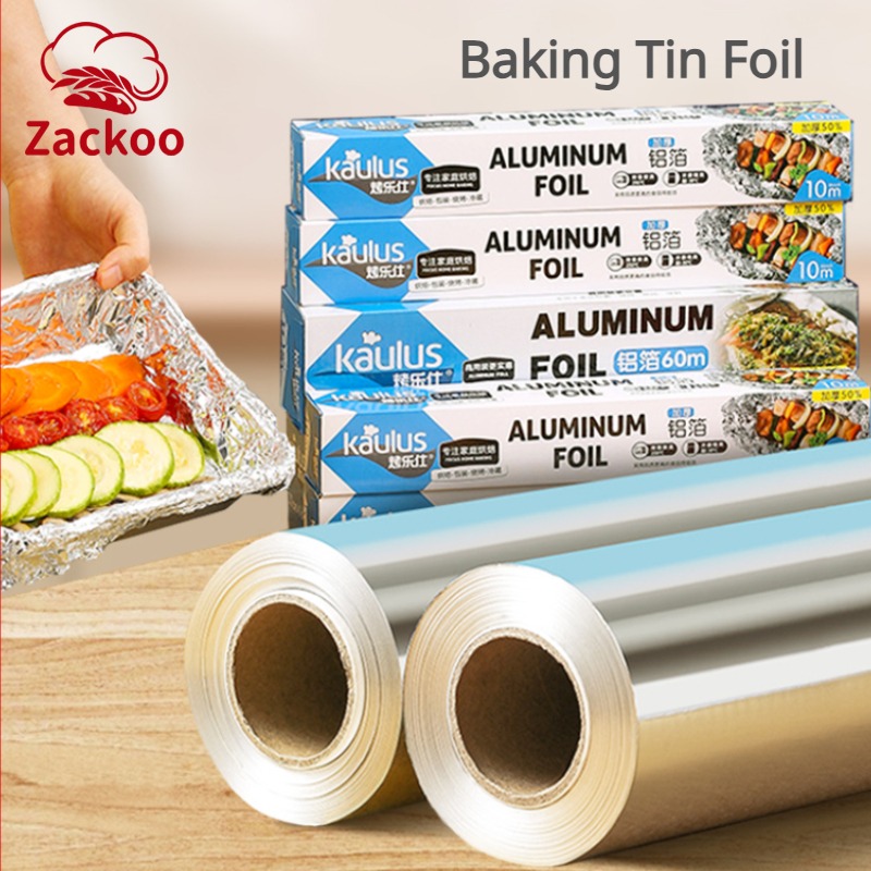 Kitchen Bakery - Zackoo-papel de aluminio para hornear, 10/20/40M,