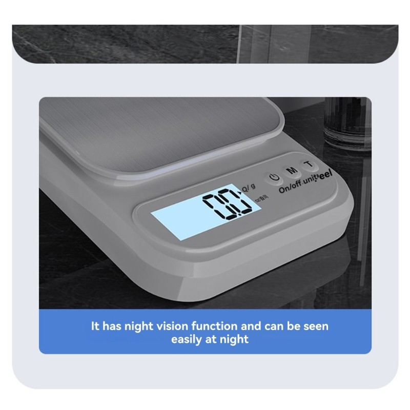 Kitchen Scale Precise - 【ESSENTIALS】Báscula digital para hornear y cocinar,