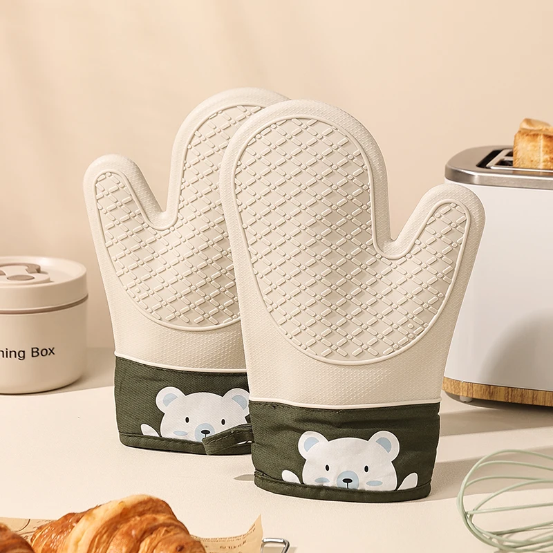 Kitchen Baking Gloves - Guantes de Silicona para Aislamiento Térmico,