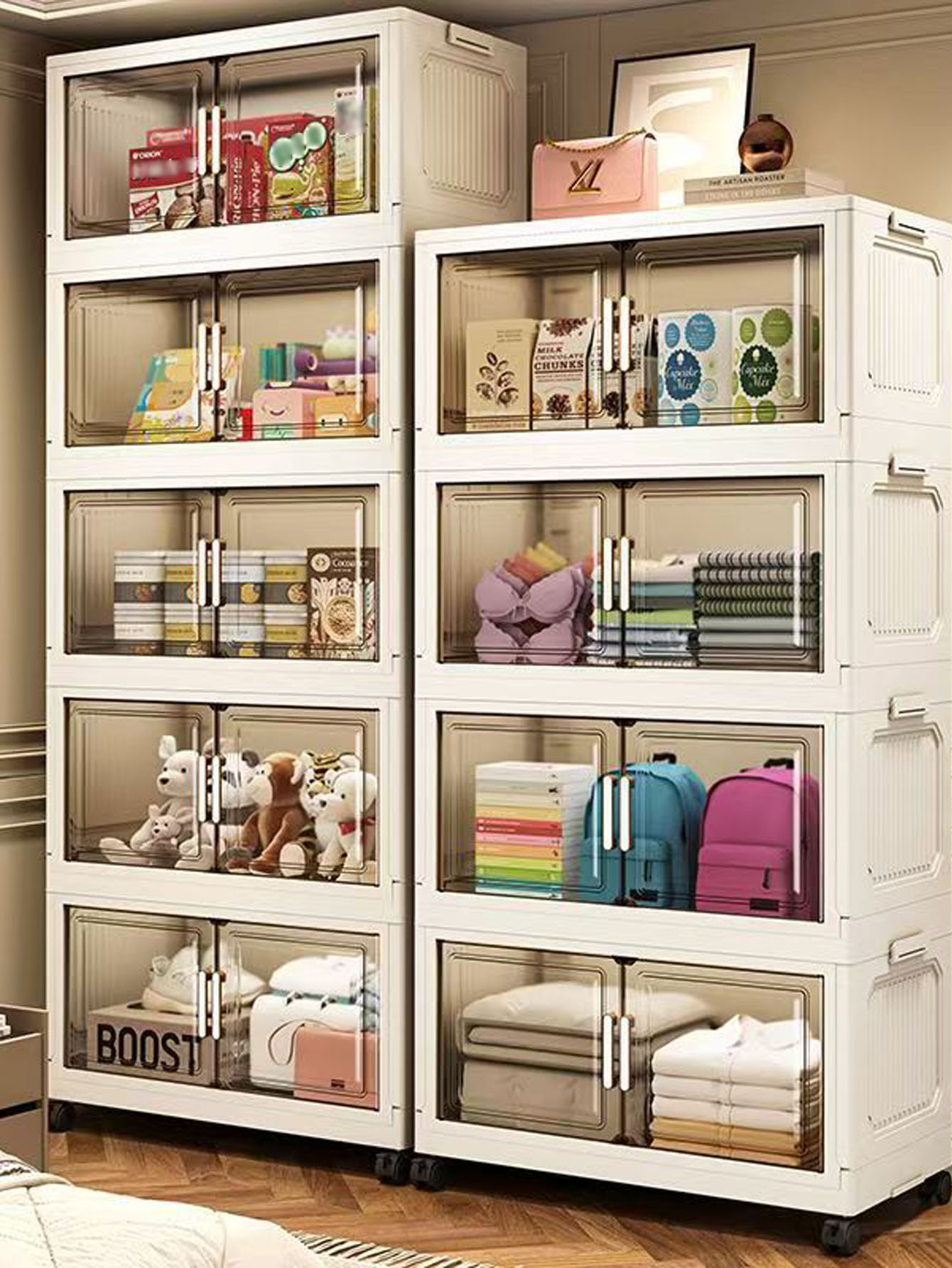 Kitchen Baking Tray Storage - Armario de Almacenamiento Plegable, Caja de