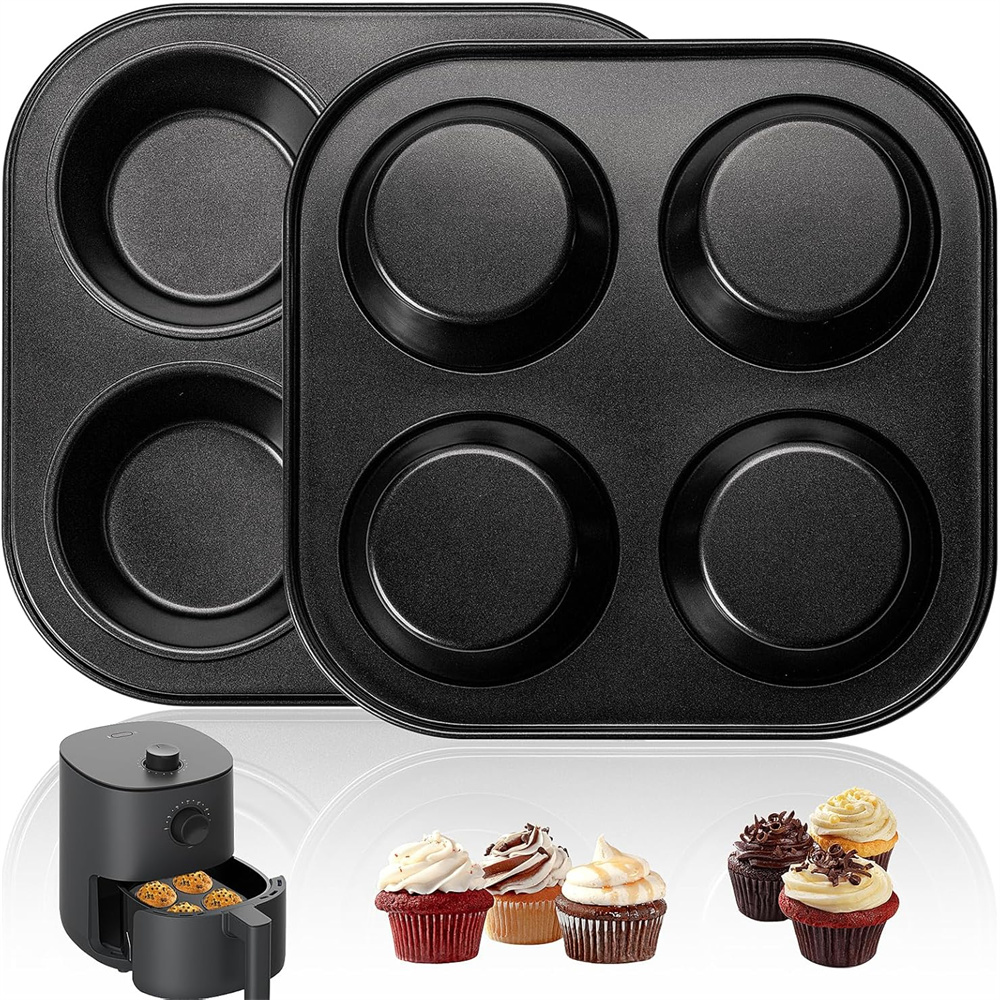 Muffin Tin Nonstick - Molde para Muffins para Freidora de