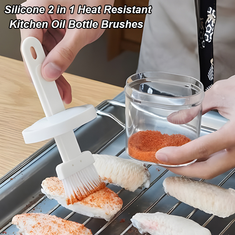Kitchen Baking Brush - Pinceles de silicona 2 en 1
