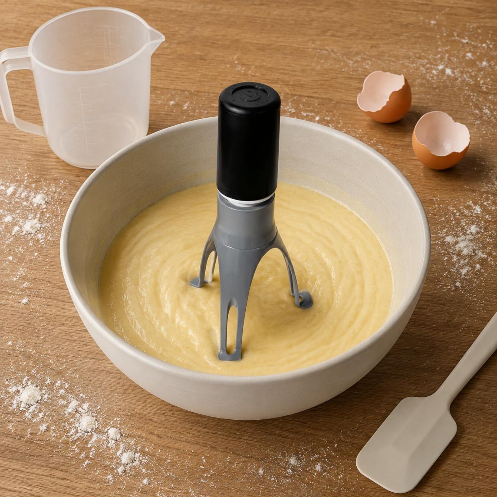Kitchen Baking Mixer - Batidor Triangular Automático - Batidor Eléctrico