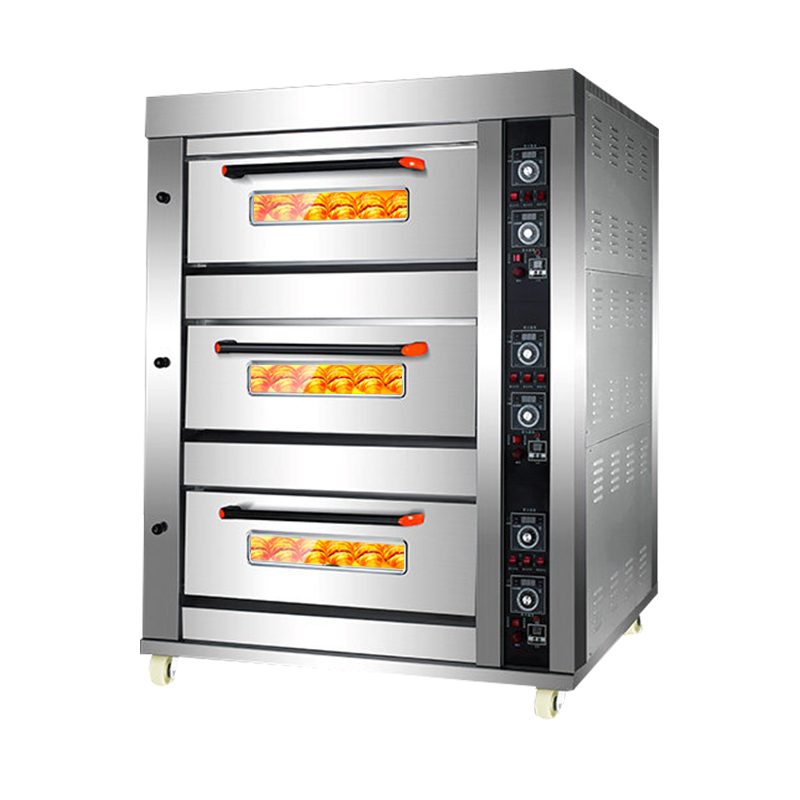 Commercial Kitchen Baking Equipment - Guangzhou 3 cubiertas 6 bandejas horno