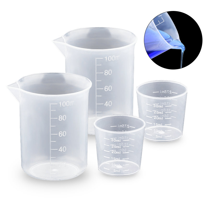 Kitchen Quiz - Tazas Medidoras de Plástico de 100
