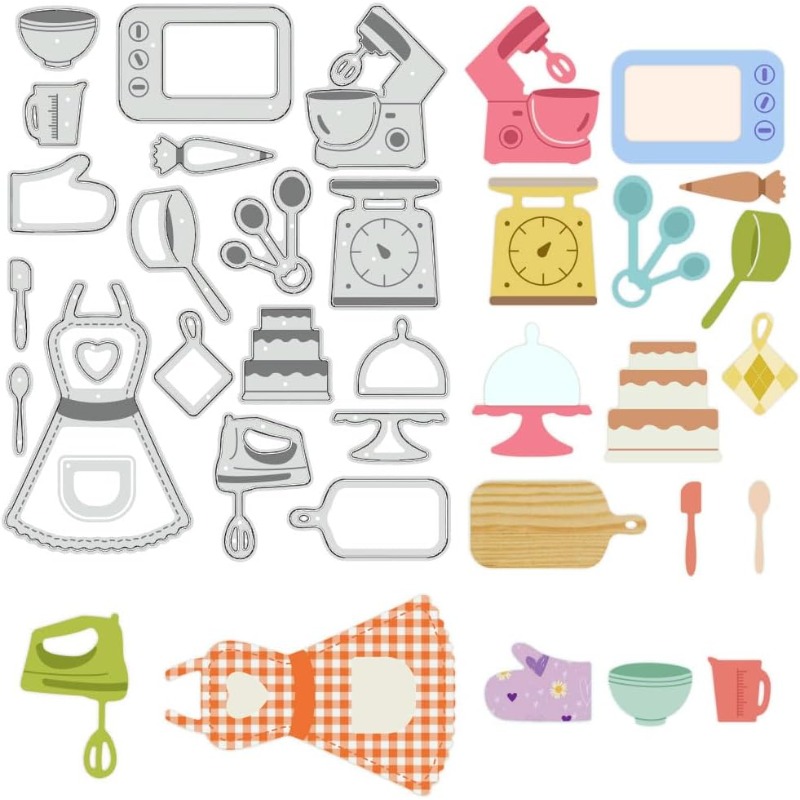 Kitchen Baking Gloves - 1 Uds. Herramientas para hornear troqueles