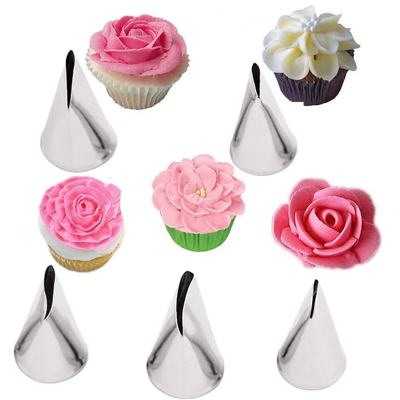 Kitchen Baking Decor - Piezas de flores, tulipanes y rosas,