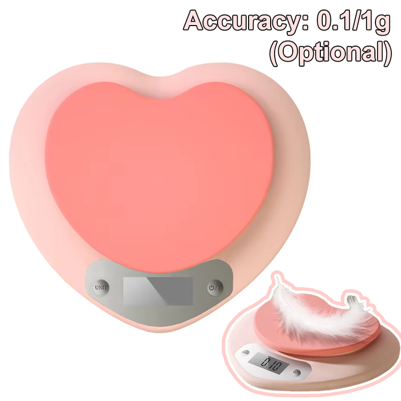 Kitchen Scale Precise - Báscula Digital de Cocina Rosa en