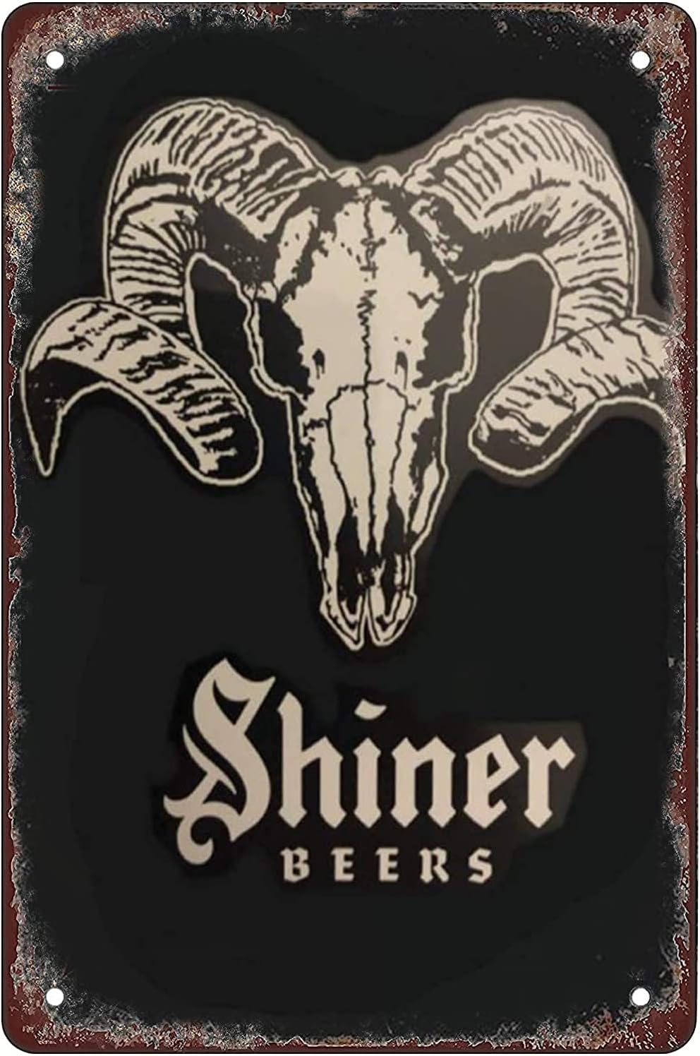 Kitchen Bakery - Letrero de metal para cerveza Shiner