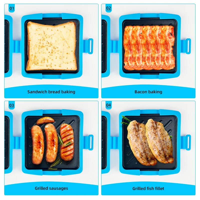 Juego de 3 tostadoras de sándw - Kitchen Baking Brush reseña y precio