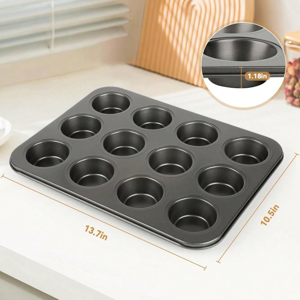Paquete de 2 moldes para muffi - Muffin Tin Nonstick reseña y precio