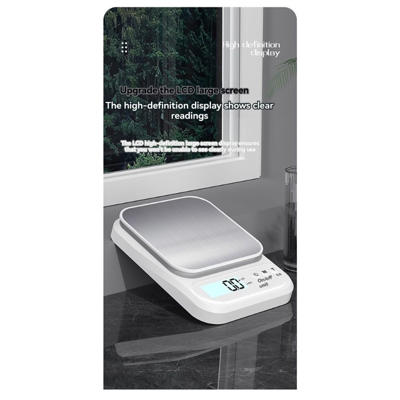 YCOC-Báscula digital compacta  - Kitchen Scale Precise reseña y precio