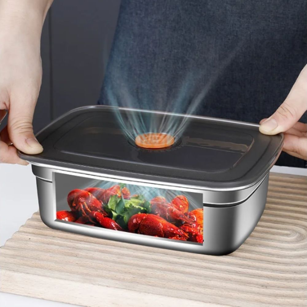 Caja de Conservación Portátil  - Kitchen Baking Tray Storage reseña y precio
