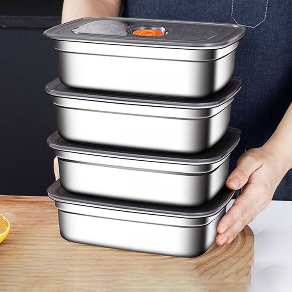 Caja de Conservación Portátil  - Kitchen Baking Tray Storage reseña y precio
