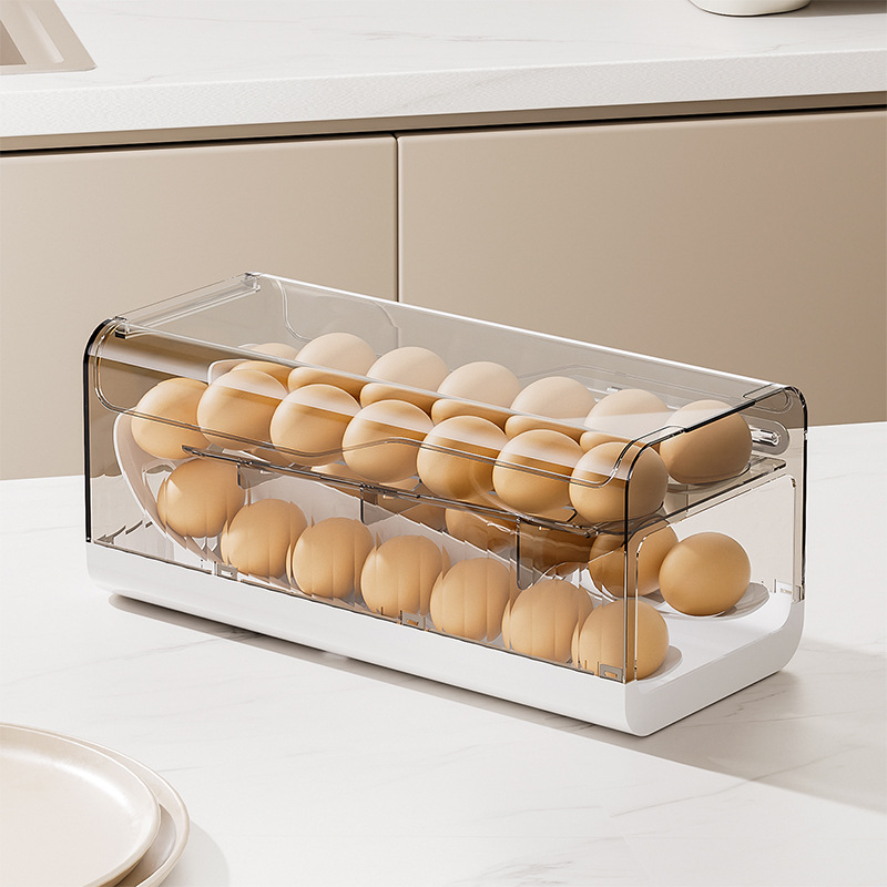 Dispensador Automático de Huev - Kitchen Baking Tray Storage reseña y precio