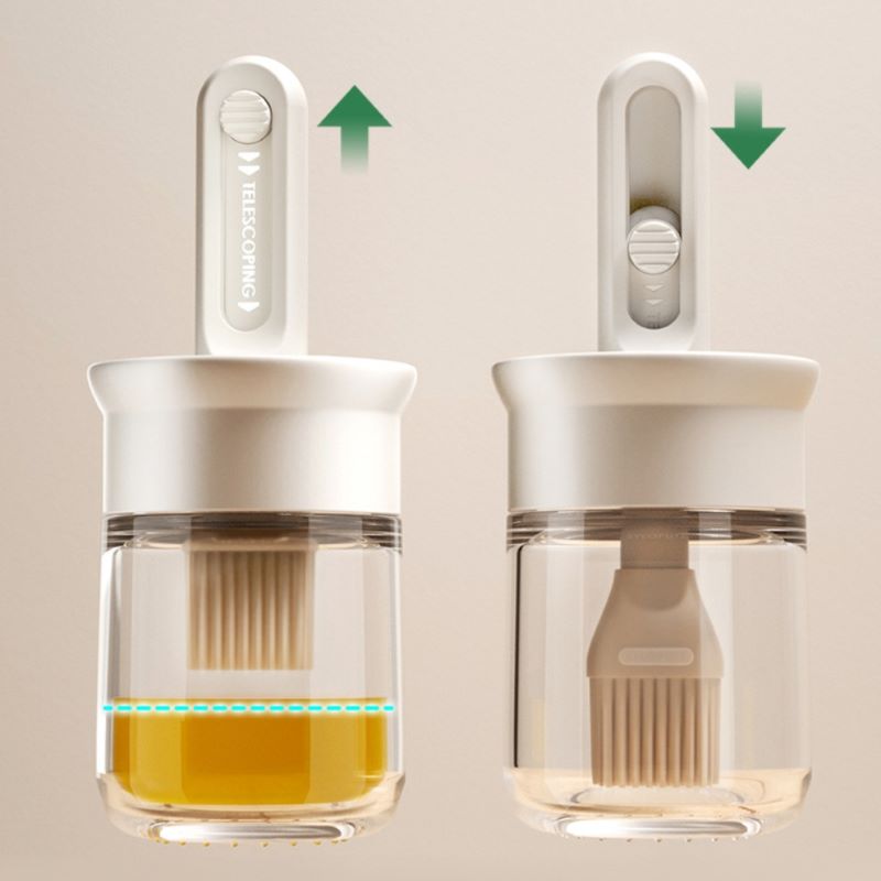 Botella de aceite de vidrio co - Kitchen Baking Brush reseña y precio