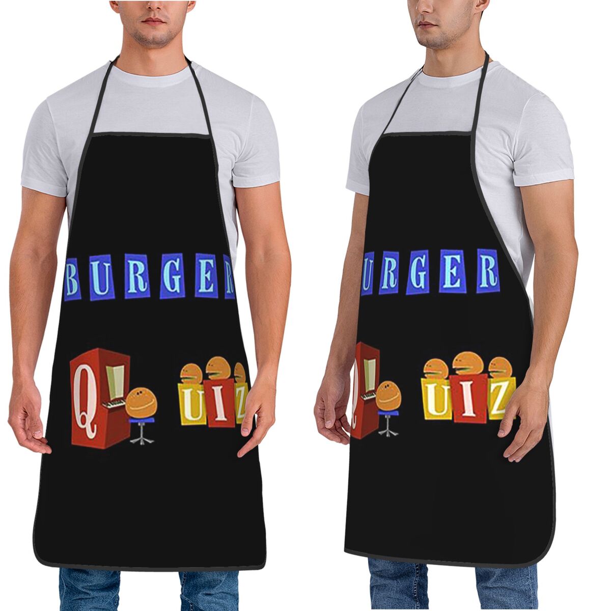 Burger Quiz-delantales con nue - Kitchen Quiz reseña y precio
