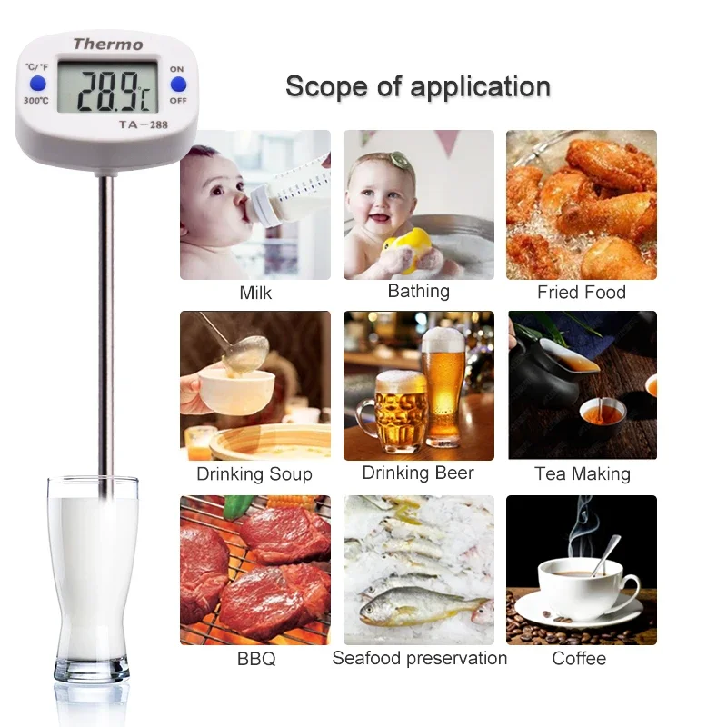 Termómetro Digital LCD TA288,  - Kitchen Quiz reseña y precio