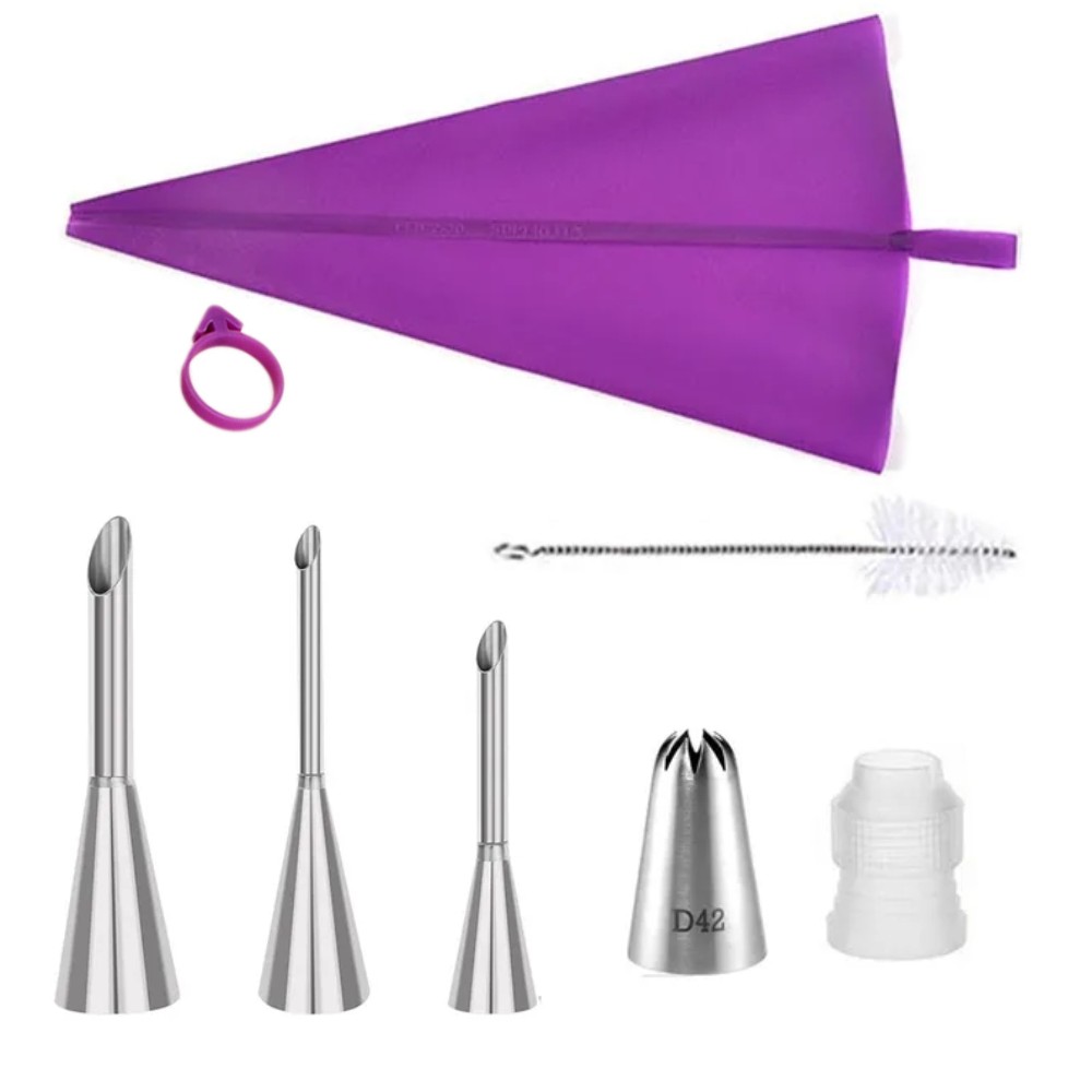 Juego de boquillas de acero in - Kitchen Baking Decor reseña y precio