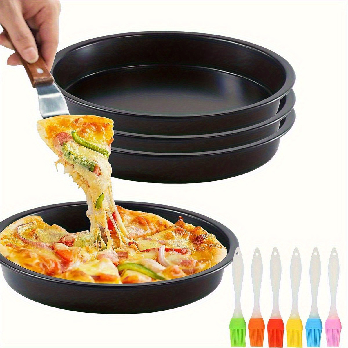 Bandeja para Pizza Antiadheren - Kitchen Baking Brush reseña y precio