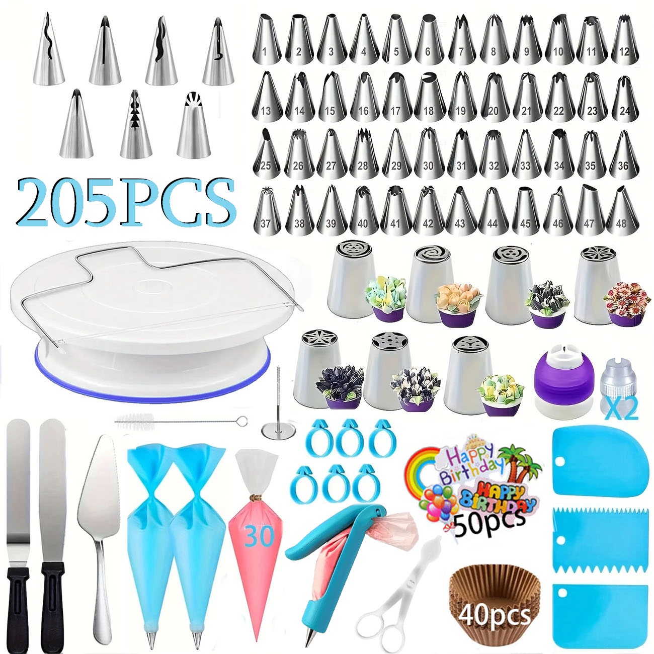 Kit profesional de decoración  - Fondant Smoother Set reseña y precio