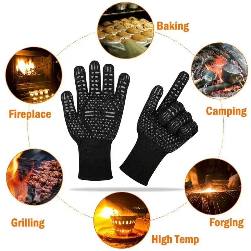 Guantes de barbacoa de una pie - Kitchen Baking Gloves reseña y precio
