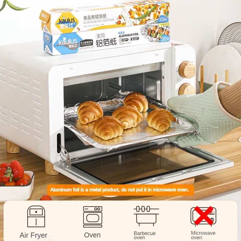 Zackoo-papel de aluminio para  - Kitchen Bakery reseña y precio