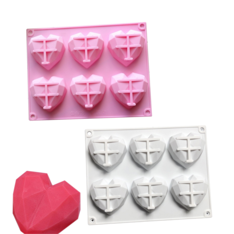 Moldes de silicona 3D con 6 ca - Kitchen Baking Decor reseña y precio