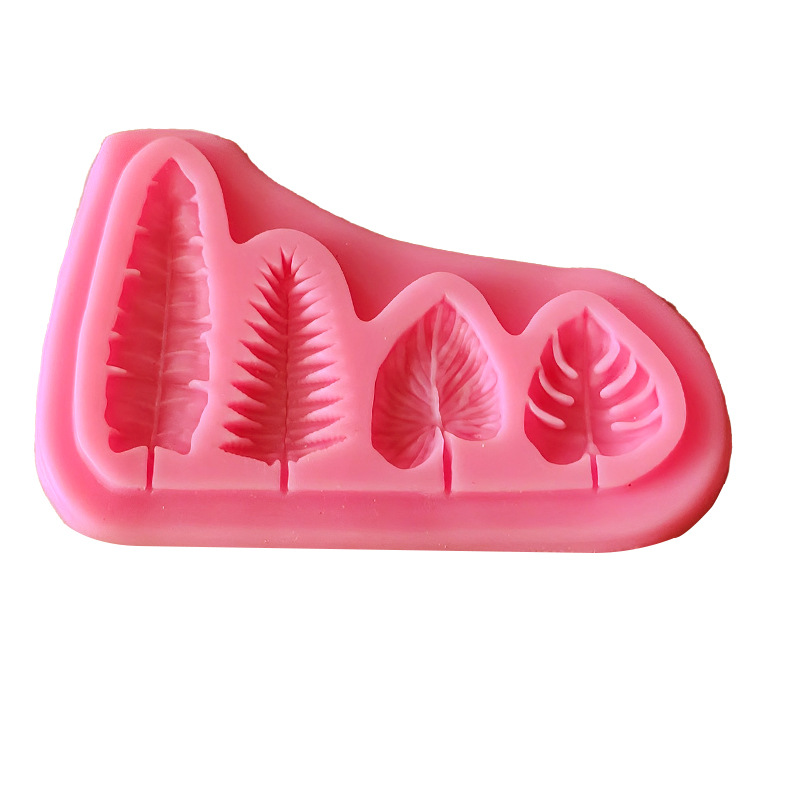 Moldes de silicona de hojas de - Kitchen Baking Decor reseña y precio