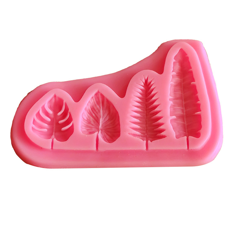 Moldes de silicona de hojas de - Kitchen Baking Decor reseña y precio