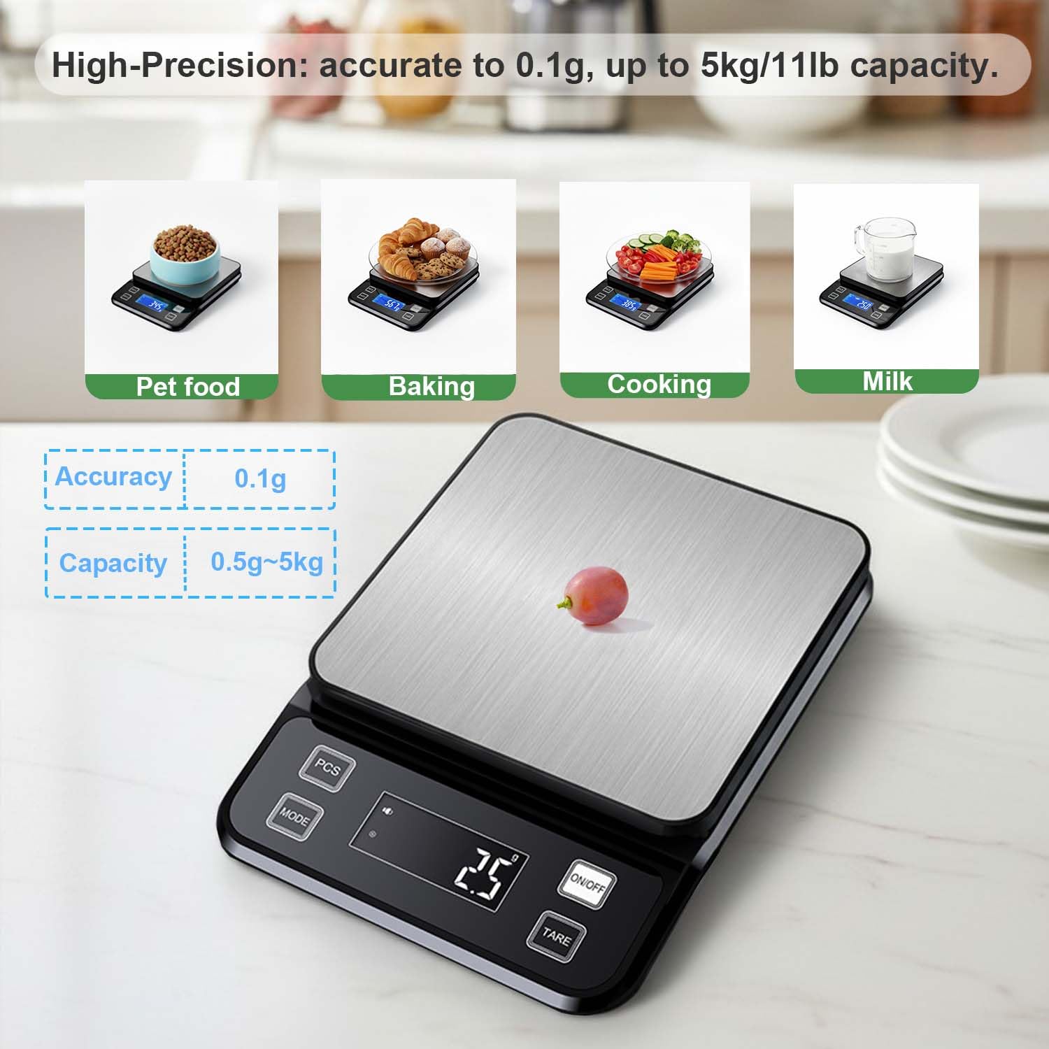 Báscula de Cocina Digital Impe - Kitchen Scale Precise reseña y precio