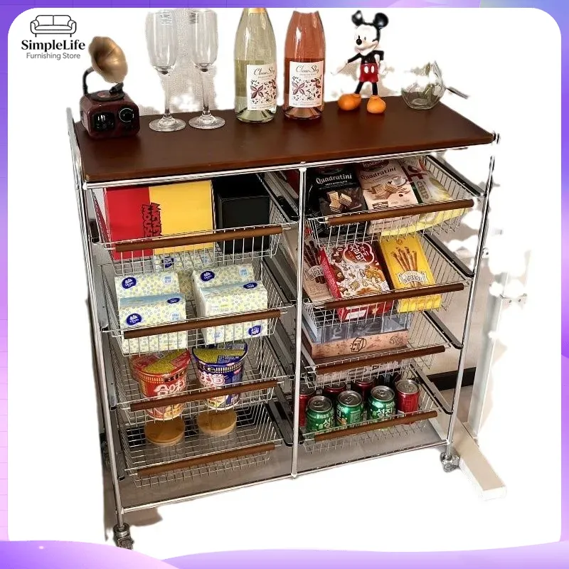 Carrito de Cocina Retro con Ru - Kitchen Baking Cart reseña y precio