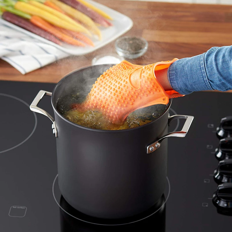 Guantes para asar de silicona  - Kitchen Baking Gloves reseña y precio