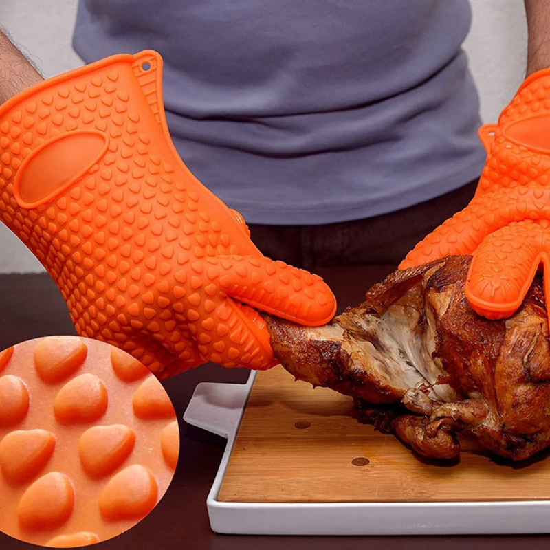 Guantes para asar de silicona  - Kitchen Baking Gloves reseña y precio