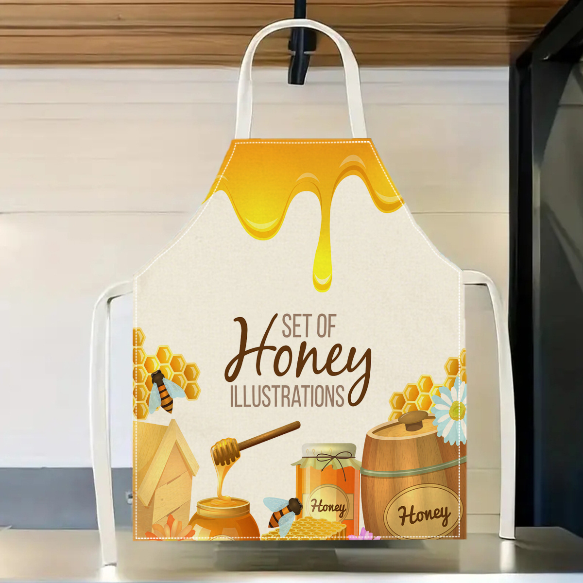 Delantal con diseño de abeja,  - Baking Kitchen Design Ideas reseña y precio