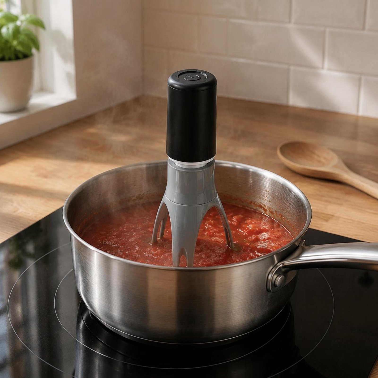 Batidor Triangular Automático  - Kitchen Baking Mixer reseña y precio