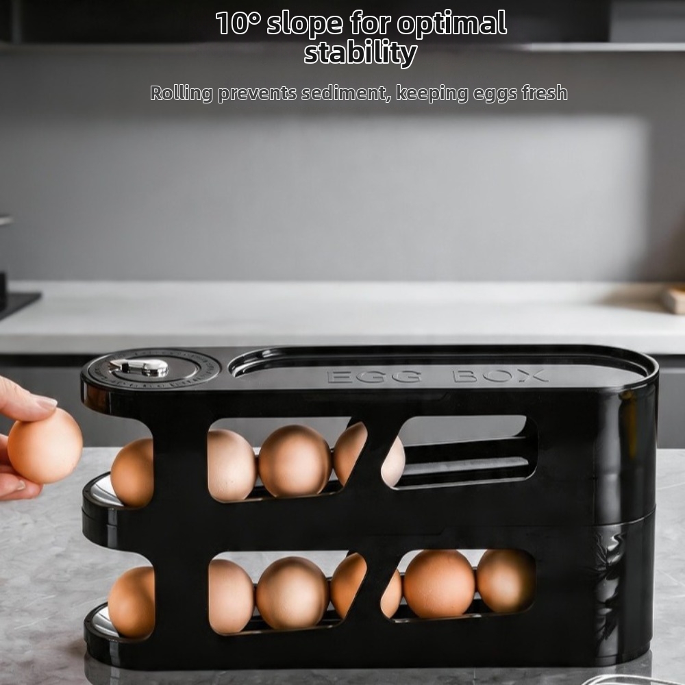 Caja de Almacenamiento de Huev - Kitchen Baking Tray Storage reseña y precio