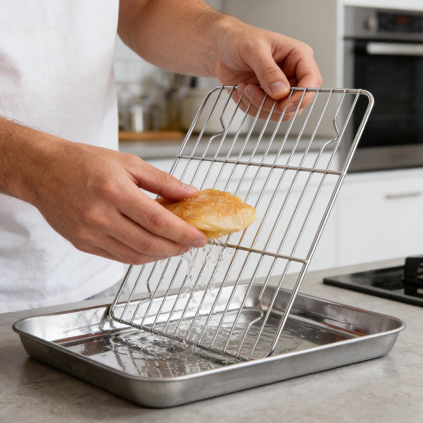 Bandeja para hornear con rejil - Kitchen Baking Cart reseña y precio