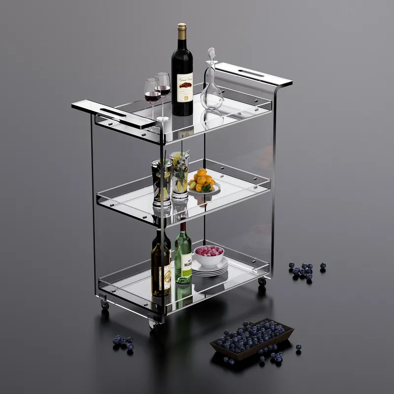 Carrito de Cocina Moderno de 3 - Kitchen Baking Cart reseña y precio
