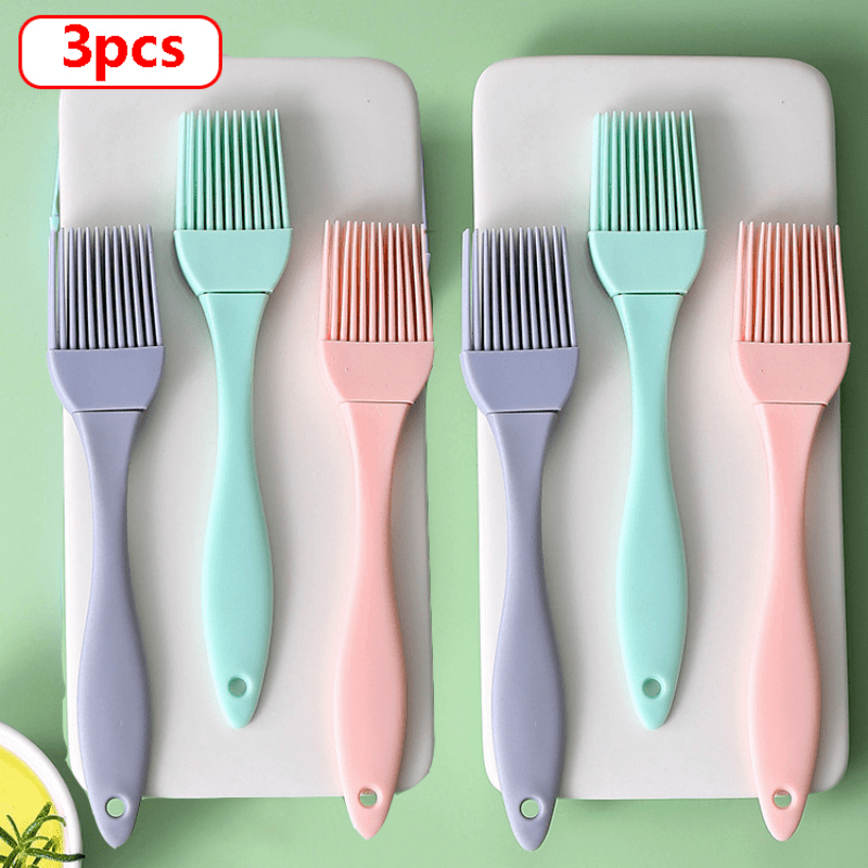 Juego de 3 cepillos de silicon - Kitchen Baking Brush reseña y precio