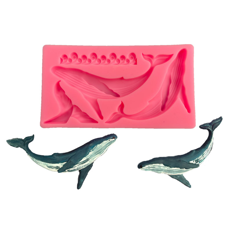Molde de silicona de ballena D - Kitchen Baking Decor reseña y precio
