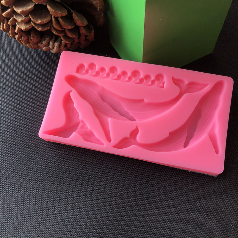 Molde de silicona de ballena D - Kitchen Baking Decor reseña y precio