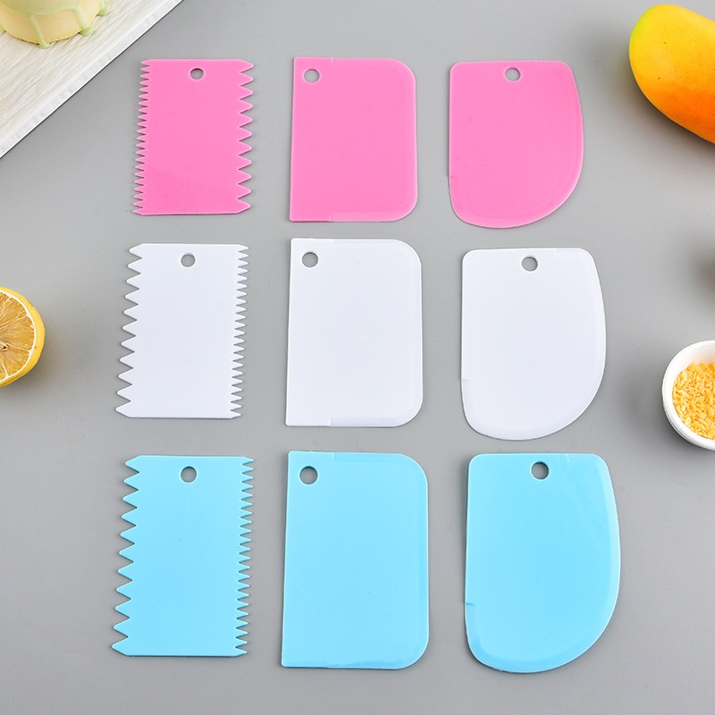 3 unids/lote raspador de crema - Fondant Smoother Set reseña y precio