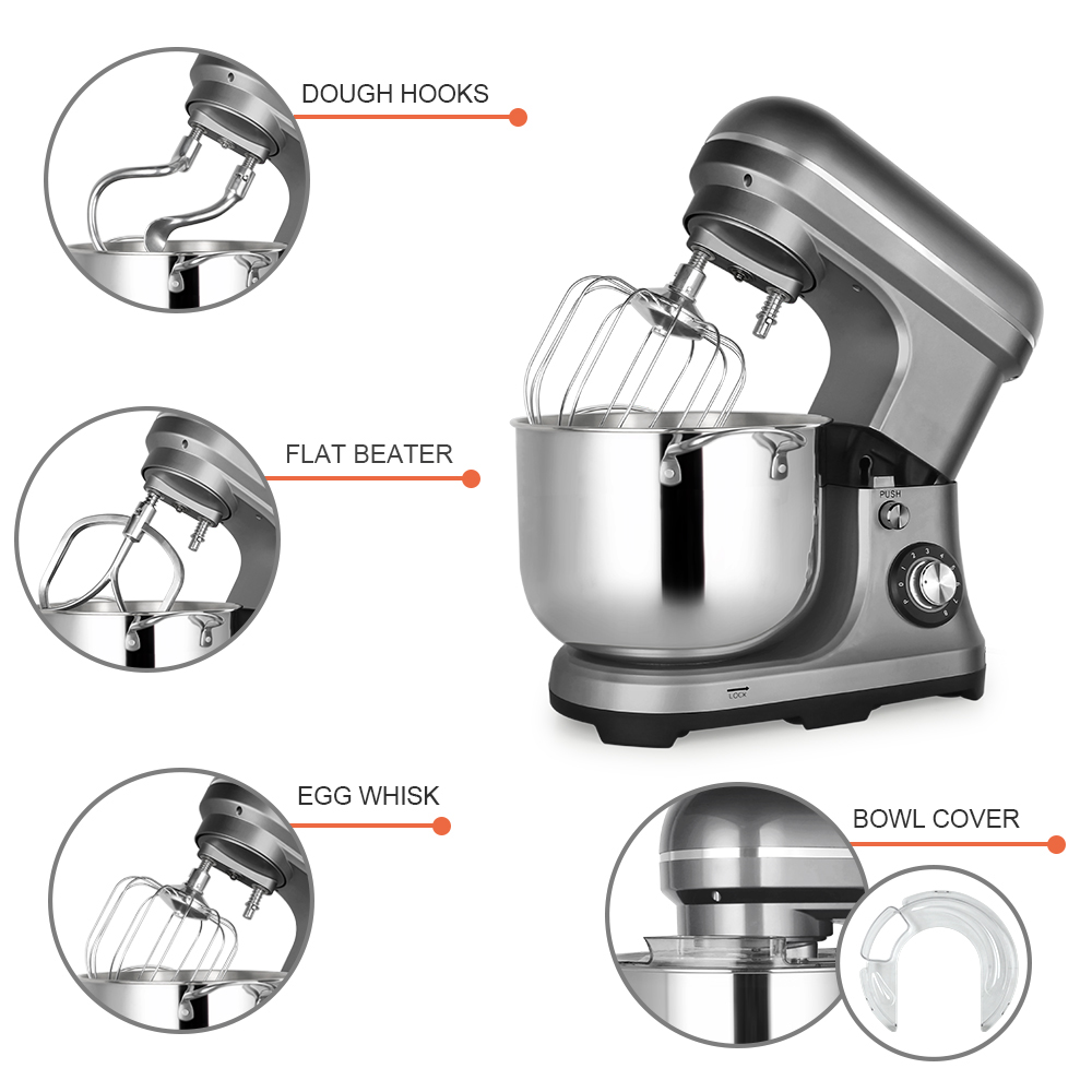 Batidora Eléctrica Grande y Po - Kitchen Baking Mixer reseña y precio