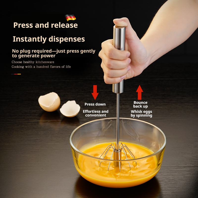 Batidor de Huevos de Acero Ino - Kitchen Baking Mixer reseña y precio