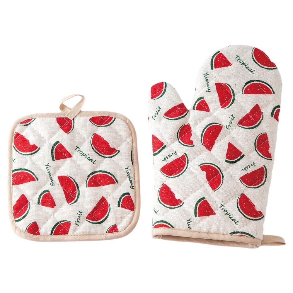 2 guantes de horno antidesliza - Kitchen Baking Gloves reseña y precio