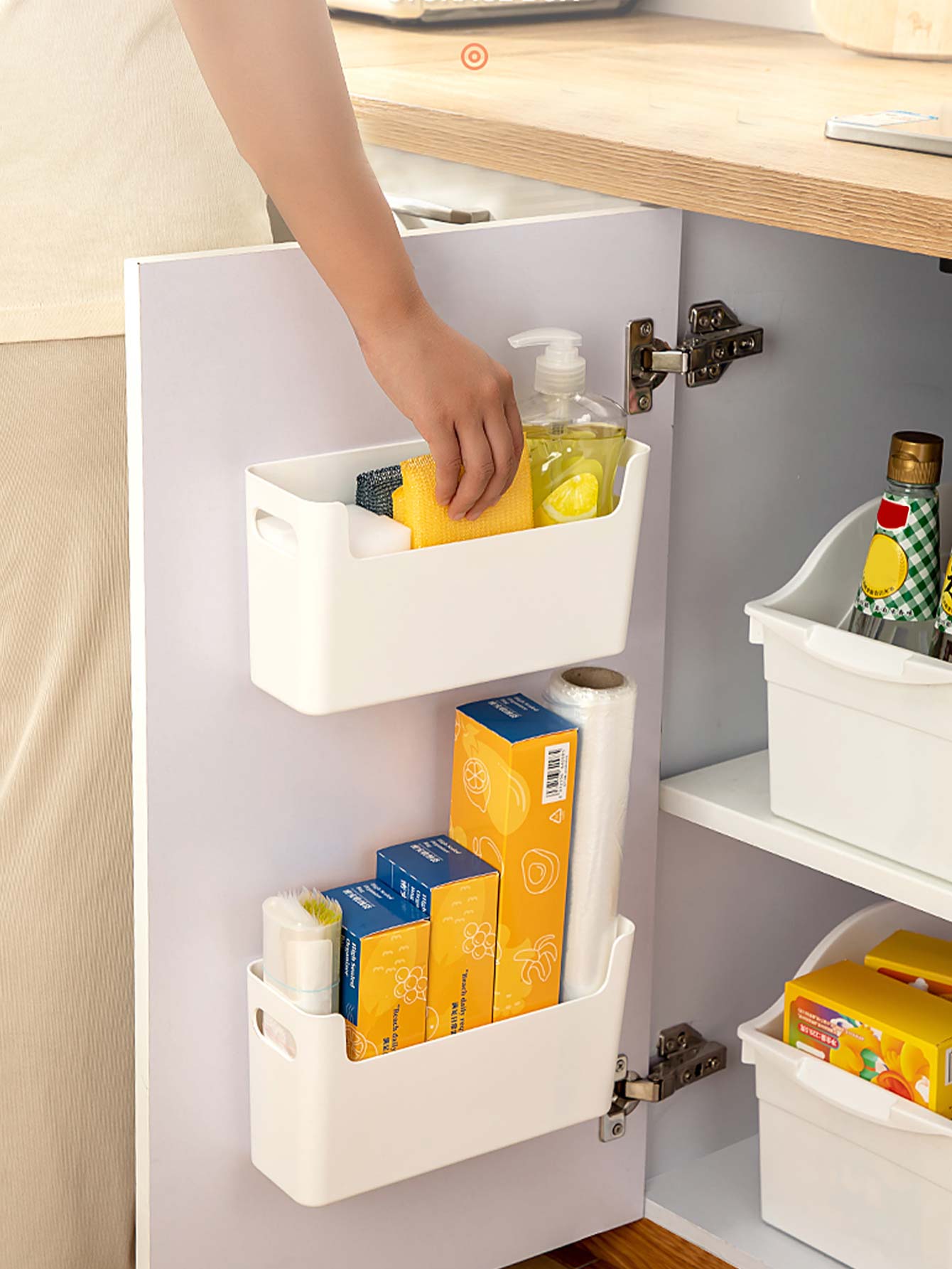 Organizador de puerta de armar - Kitchen Baking Tray Storage reseña y precio
