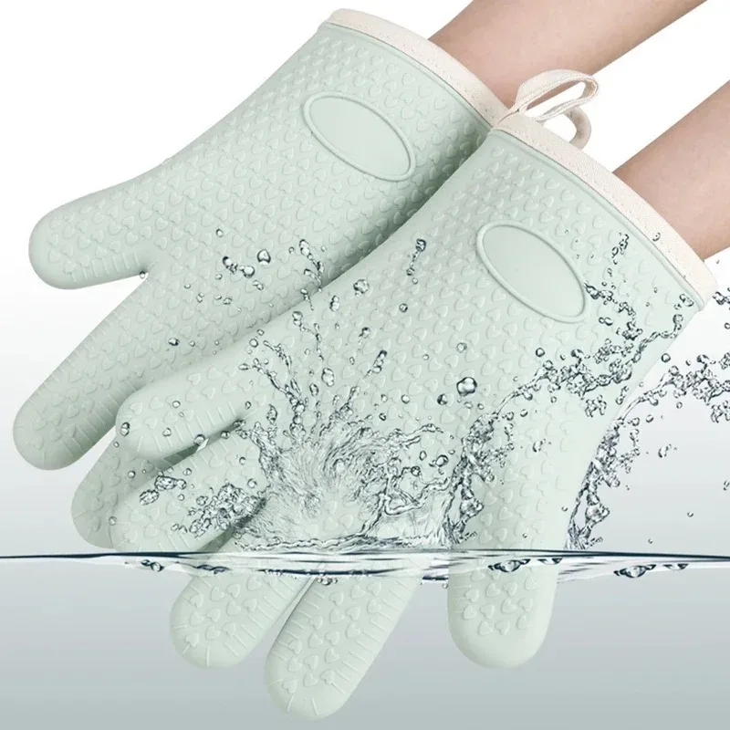 Cubierta de mano anticalor de  - Kitchen Baking Gloves reseña y precio